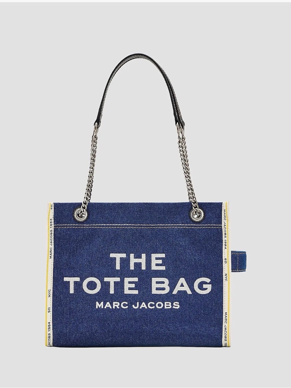 Marc Jacobs Marc Jacobs Denim Chain Small The Tote Bag 100% Authentic